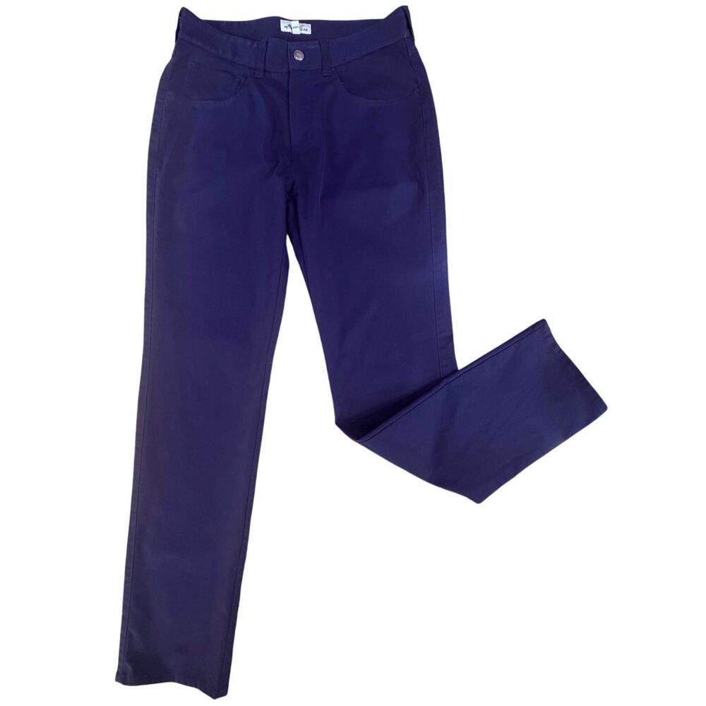 Peter Millar Crown Sport eb66 Performance 5 Pockets Golf Pants Men's 30x31 Navy
